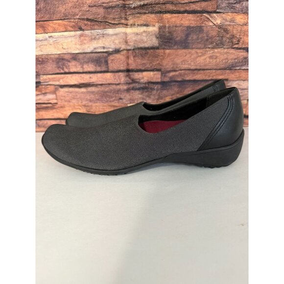 MUNRO Womens Size 7 SS American TRAVELER Loafers Shock Absorbing Heel Gray/Black - Picture 5 of 9